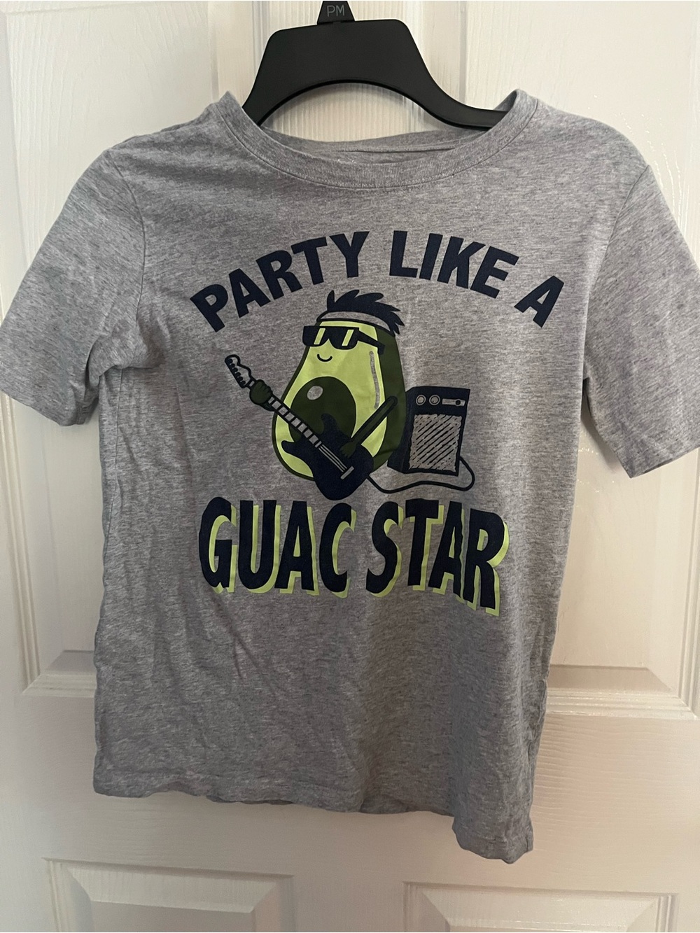 Carter's Gray Heather Tee with Printed Label